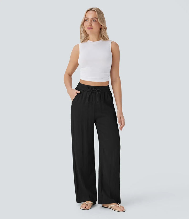 Zafeiria™ - Elegant linen pants