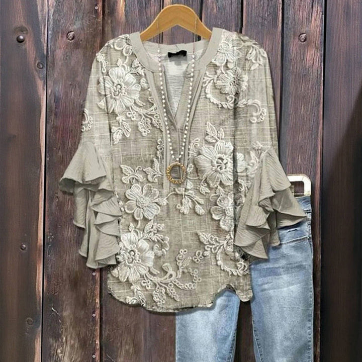 Betty Floral Vintage Blouse (Almost Sold Out)