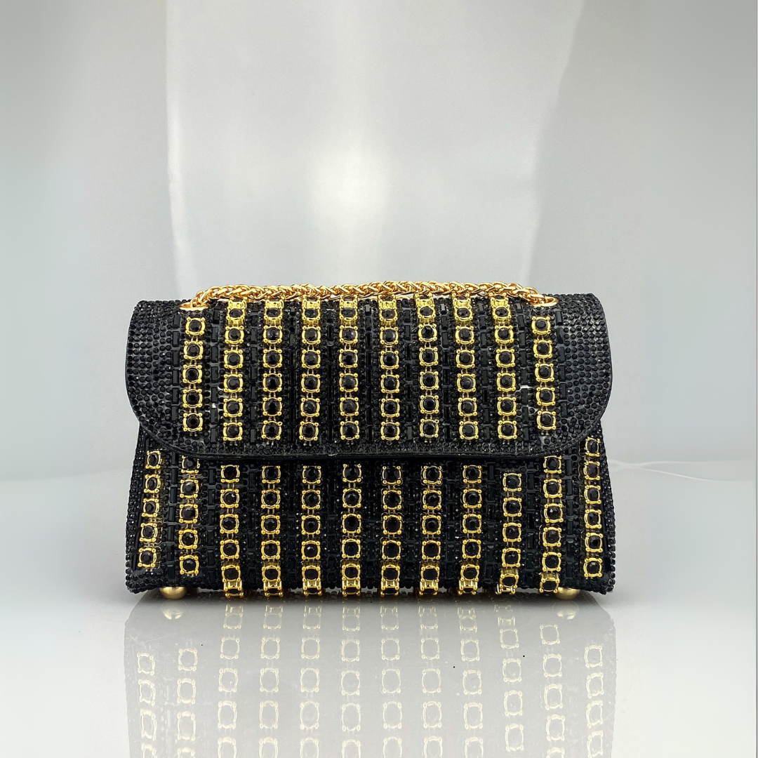 Jessie™ - Chic Chain Coloured Diamond Shoulder Bag