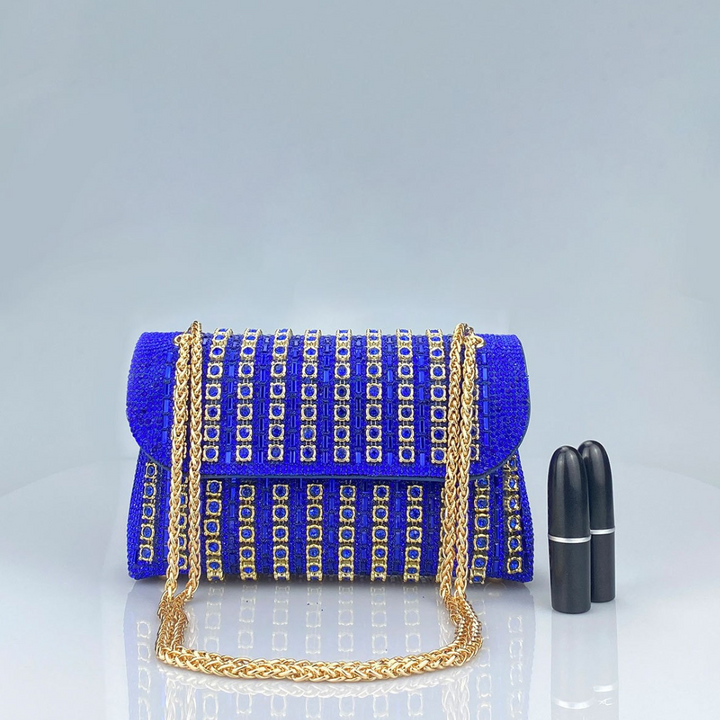 Jessie™ - Chic Chain Coloured Diamond Shoulder Bag