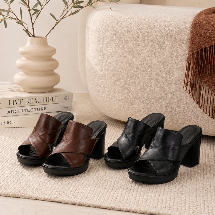 Olivia | Platform Heel Sandals