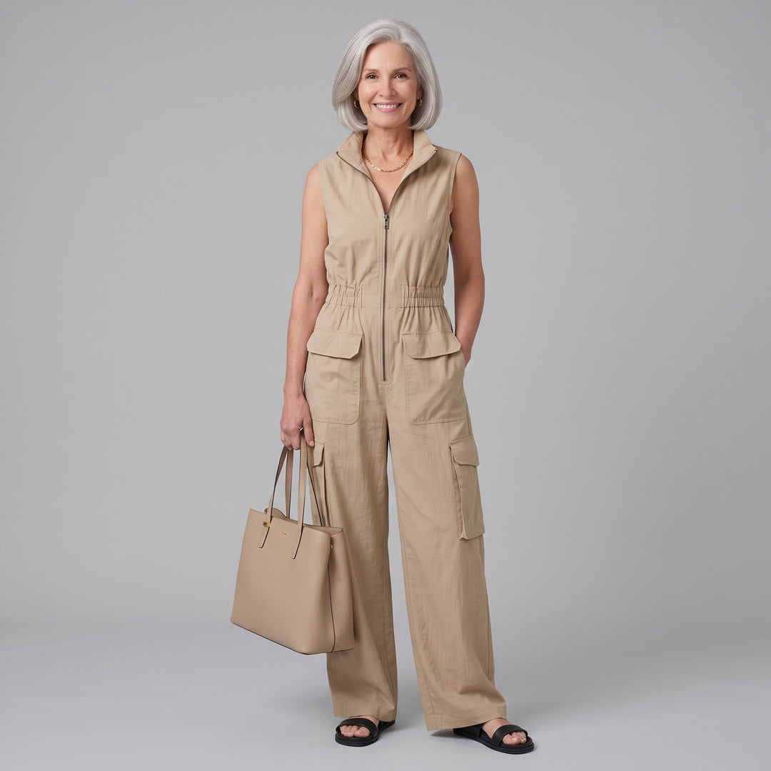 Ursula™ Utility Cargo Jumpsuit