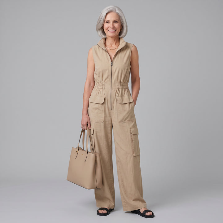 Ursula™ Utility Cargo Jumpsuit