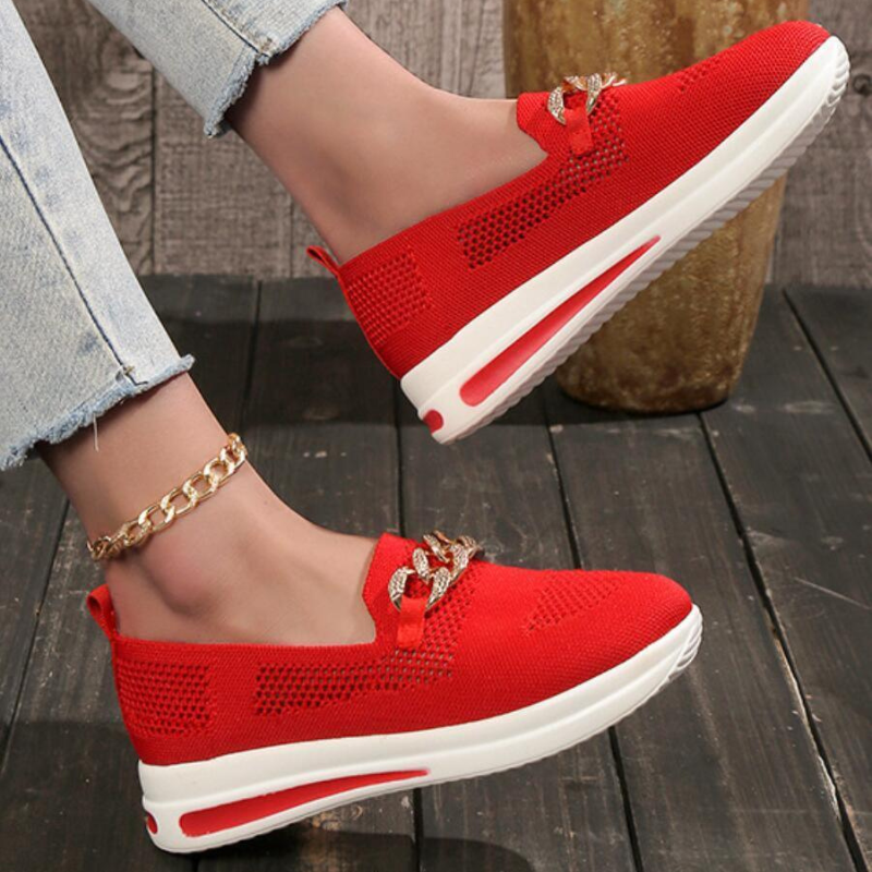 Cindi™ Slip-On Sneakers with Chain Detail