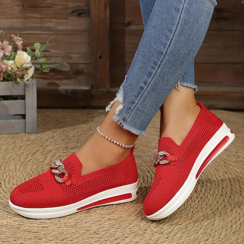 Cindi™ Slip-On Sneakers with Chain Detail
