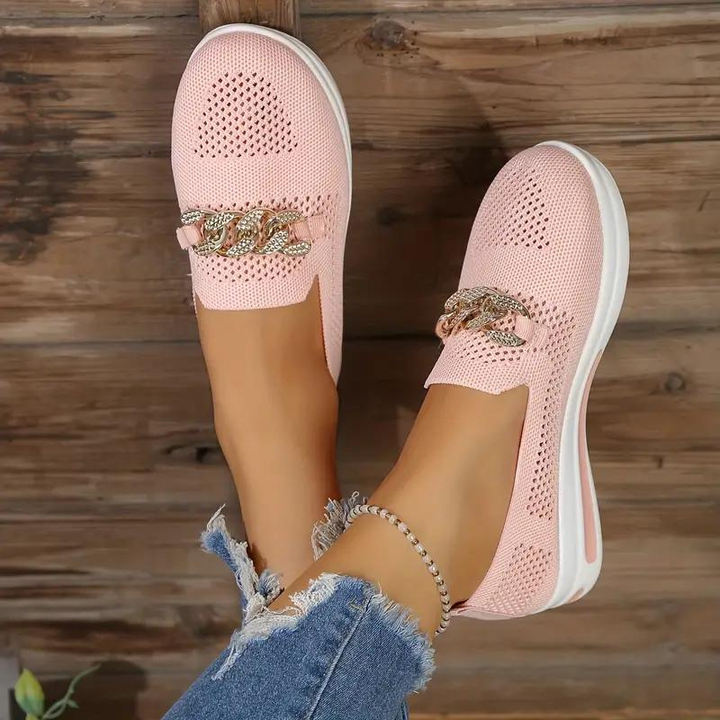 Cindi™ Slip-On Sneakers with Chain Detail