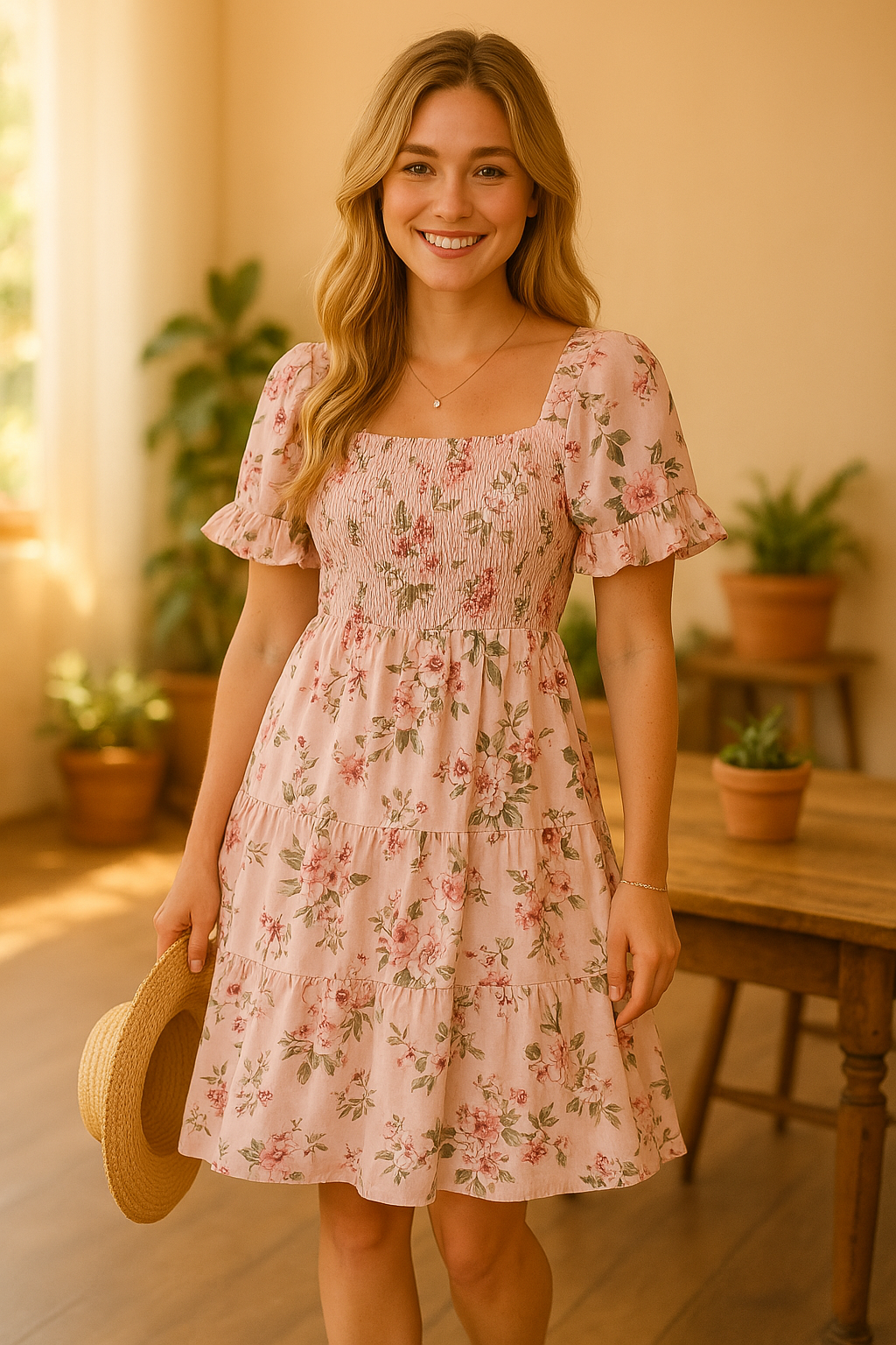 Jezzy | Stylish Floral Tiered Dress