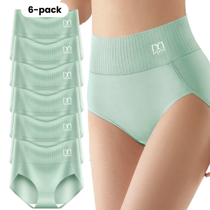 Shapwear™ - 6-pack Breathable &amp; Comfortable High Waist Panties with Tummy Support