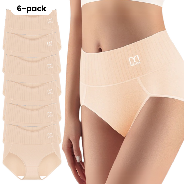 Shapwear™ - 6-pack Breathable &amp; Comfortable High Waist Panties with Tummy Support