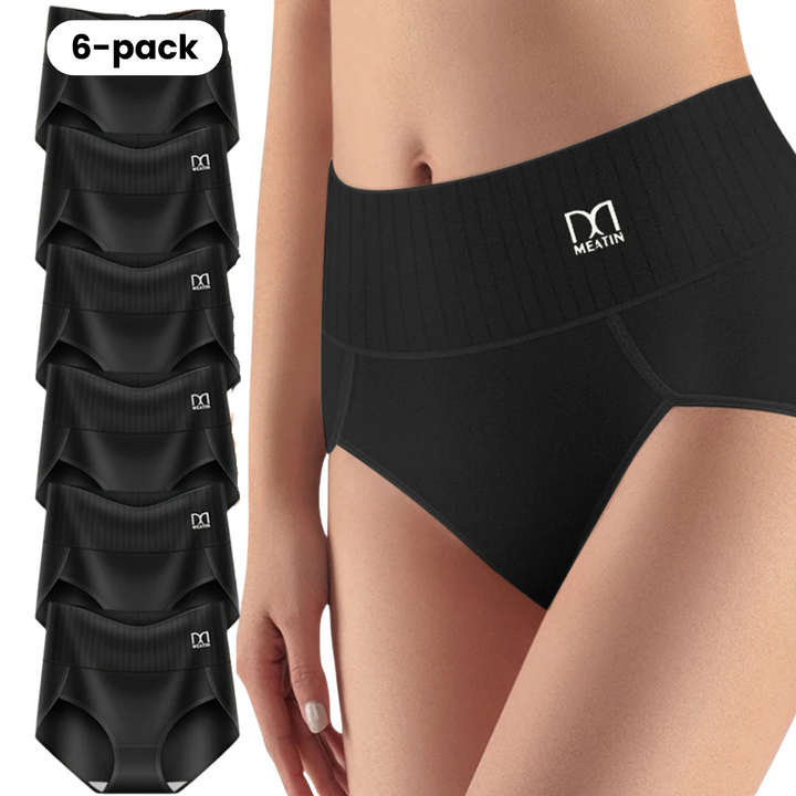 Shapwear™ - 6-pack Breathable &amp; Comfortable High Waist Panties with Tummy Support