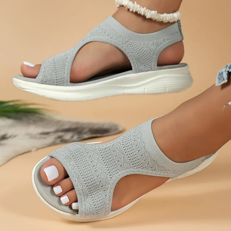 Valentina | Knit Sport Sandals With Open Toe For Women
