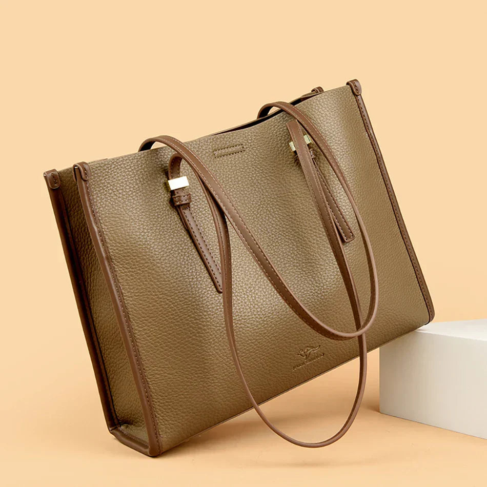 LIVA | SPACIOUS LEATHER-LOOK BAG