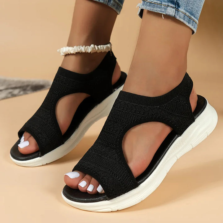Valentina | Knit Sport Sandals With Open Toe For Women