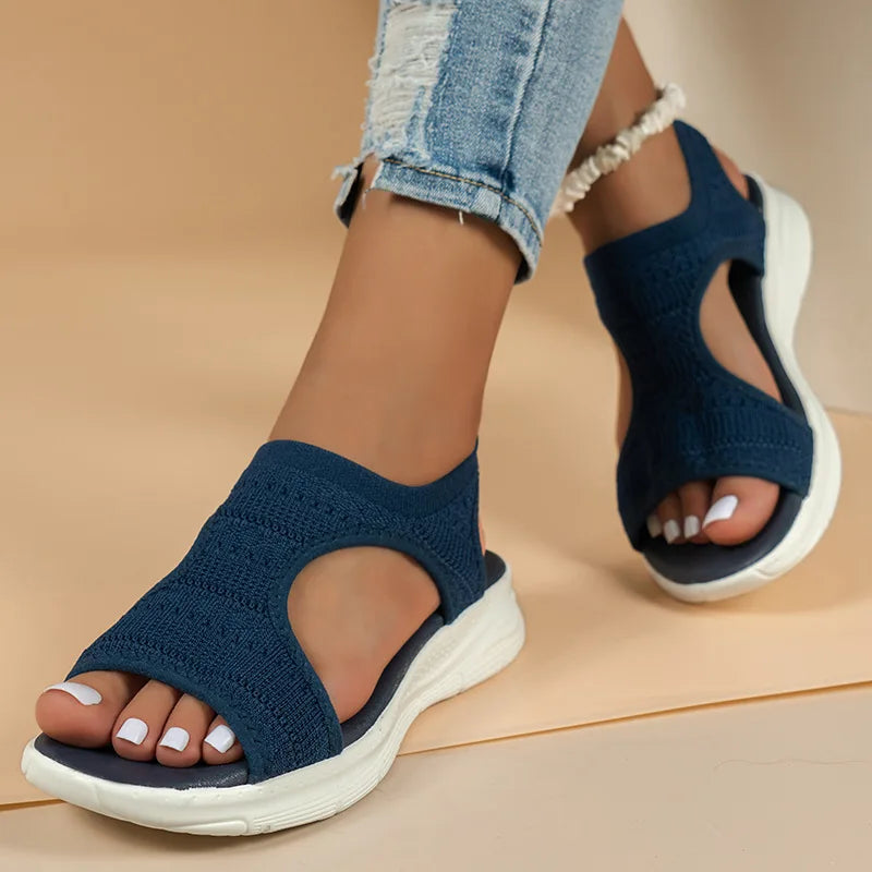Valentina | Knit Sport Sandals With Open Toe For Women
