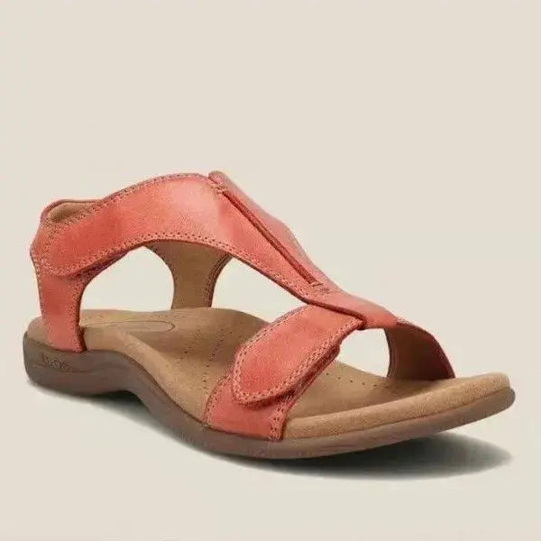 Josie | Open Toe Velcro Strap Sandals For Women