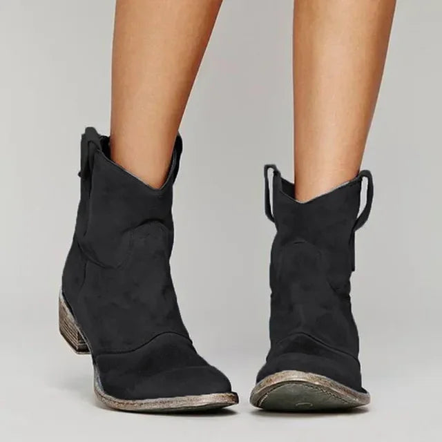 Hanne | Block Heel Cowboy Boots For Women