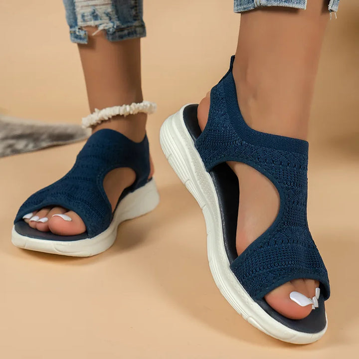 Valentina | Knit Sport Sandals With Open Toe For Women