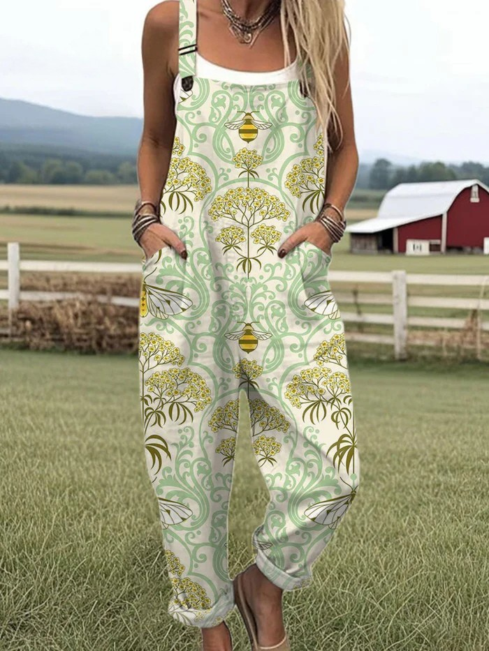 Katie | Bee Blossom Dungarees