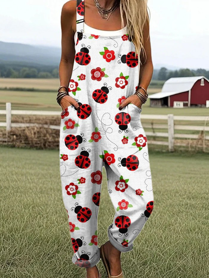 Paula | Ladybird Dungarees