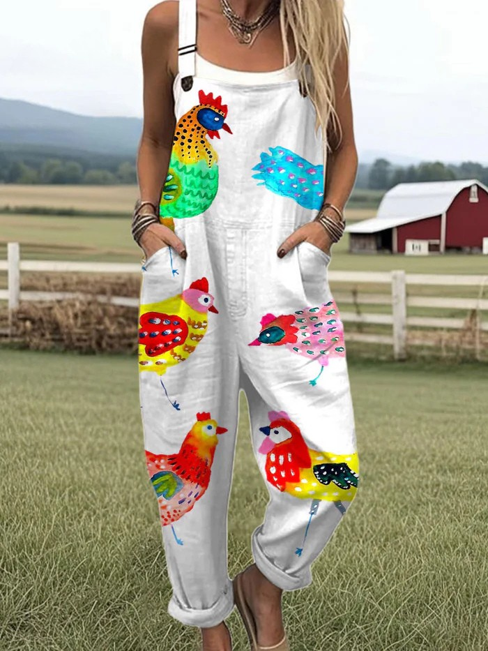Iris | Farmyard Floral Dungarees