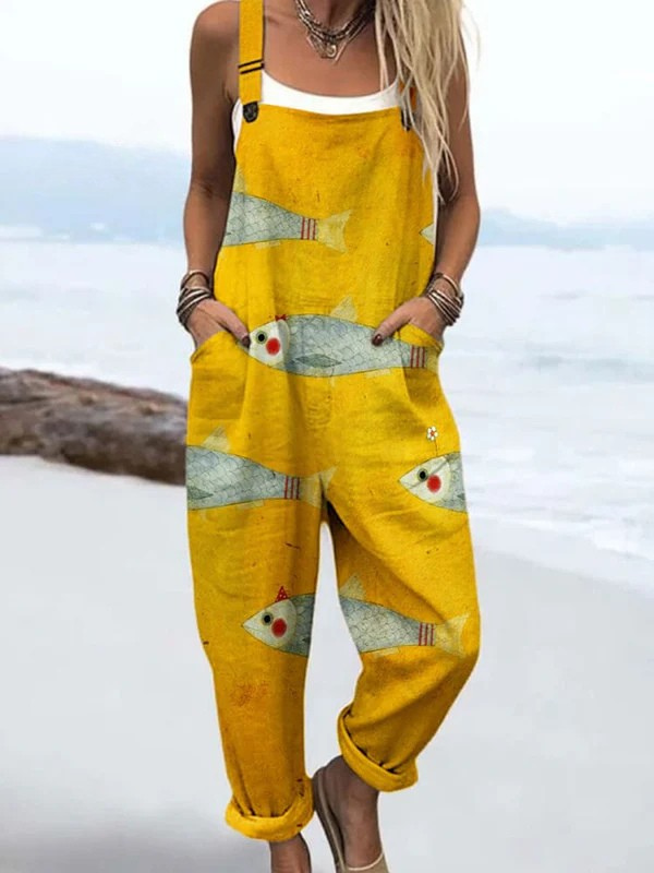 Leah | Seaside Dungarees
