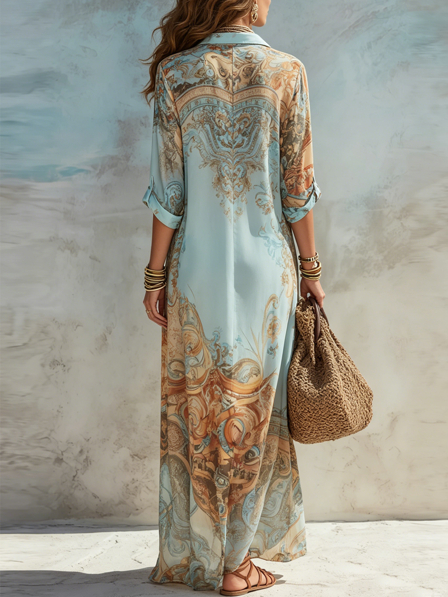 Serena | Artistic Maxi Dress