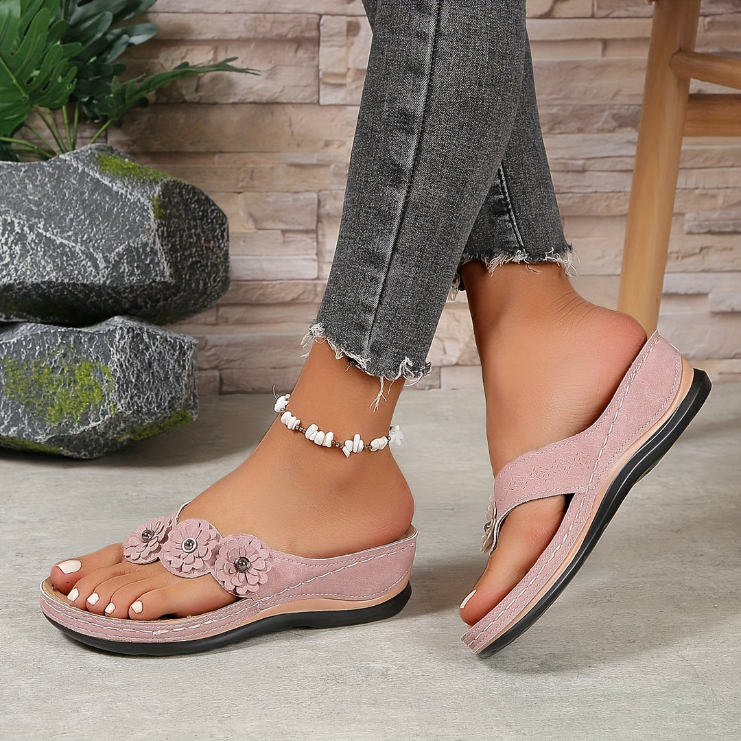 Pippa | Open Toe Platform Wedge Sandals For Women