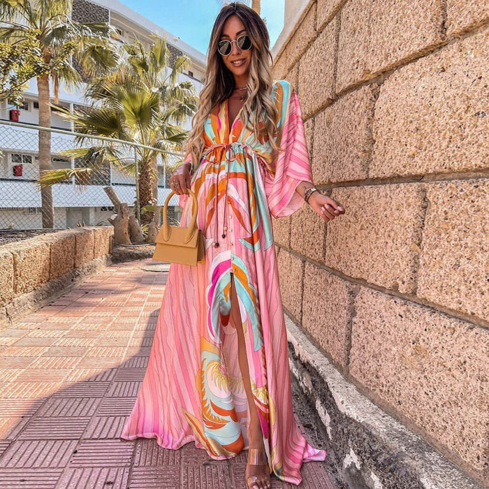 Gloria - Stylish Colorful Dress