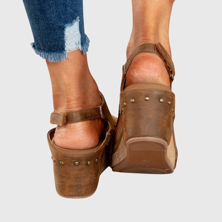 Christel | Platform Open Toe Sandals For Women