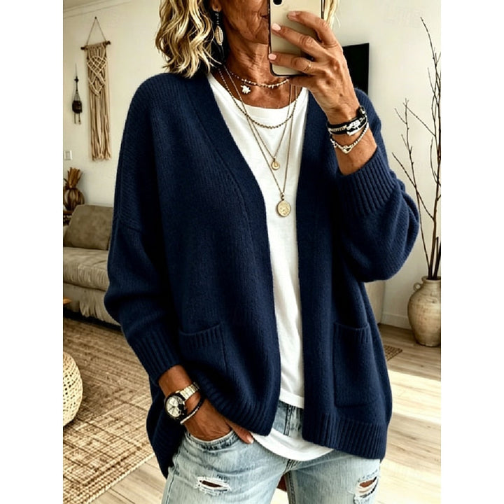 Juliet Relaxed Open-Front Cardigan