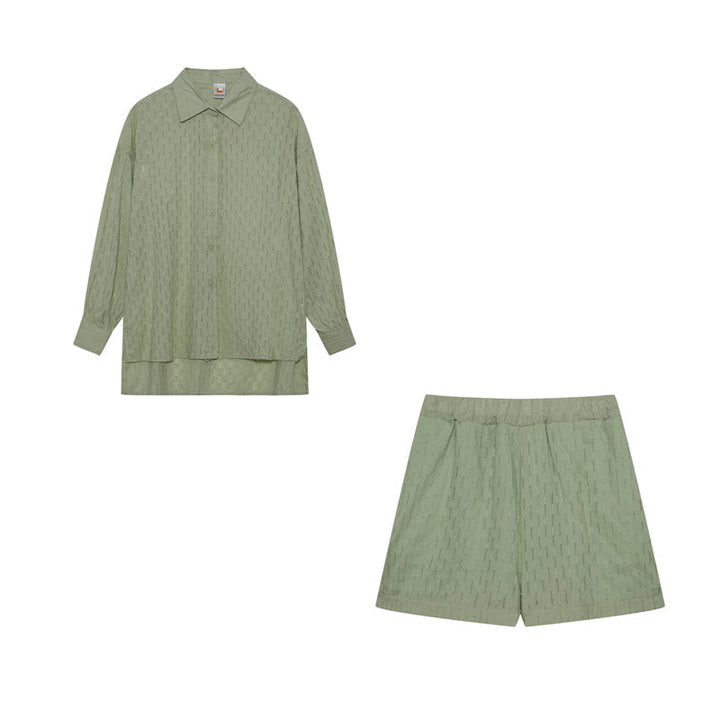 Cesca | Chic Shirt &amp; Shorts Set ( Almost out of stock)
