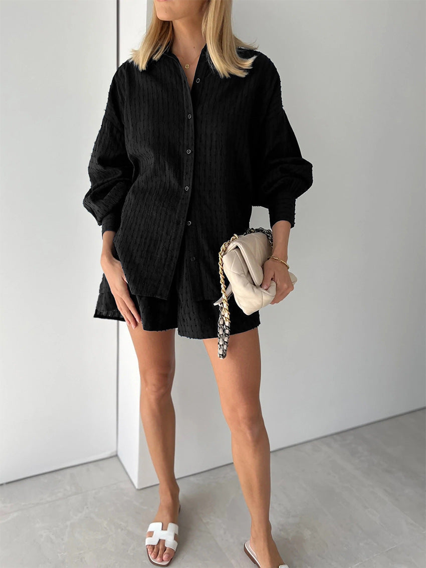 Cesca | Chic Shirt &amp; Shorts Set ( Almost out of stock)