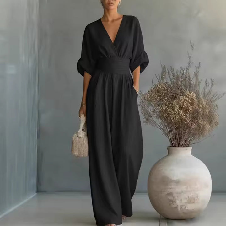Sophia | Elegant Wide Leg Jumpsuit