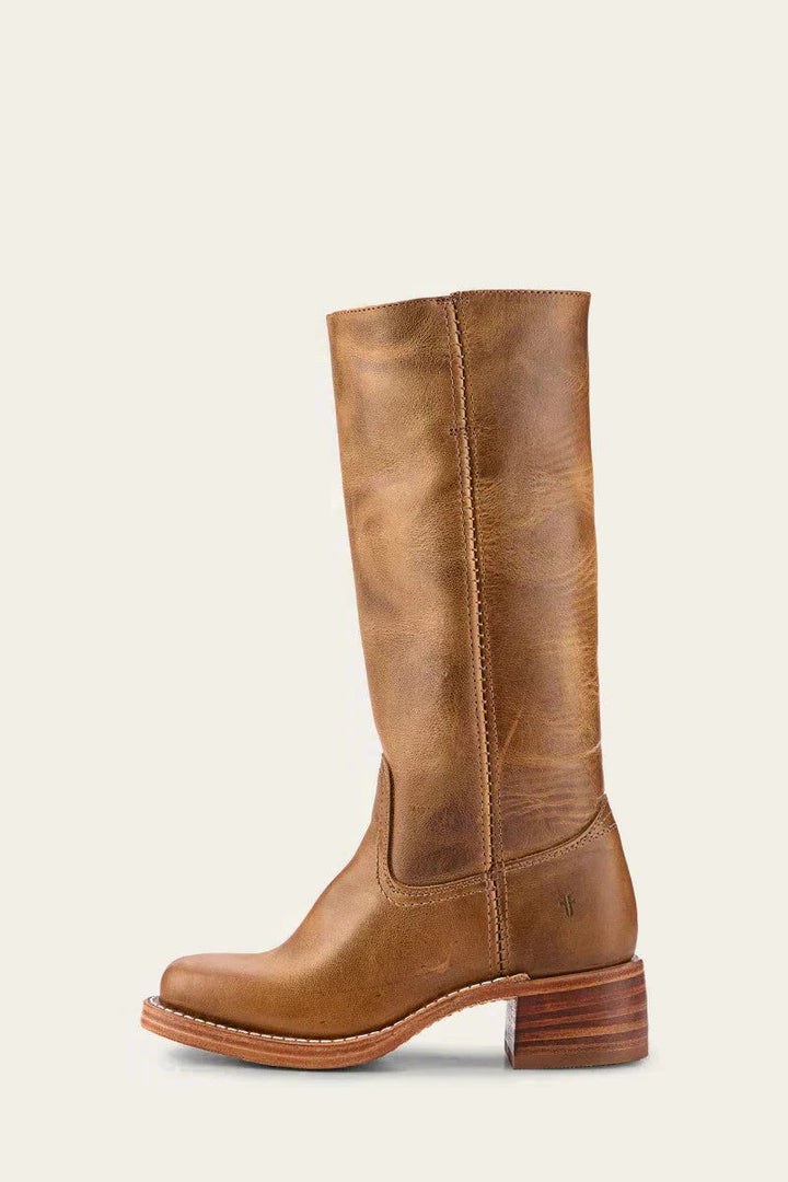 Block Heel Knee High Boots For Women