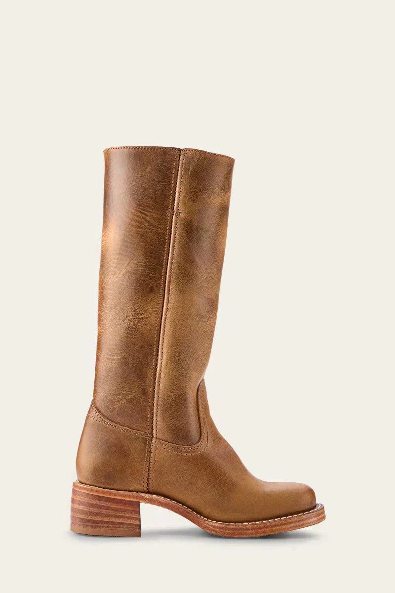 Block Heel Knee High Boots For Women
