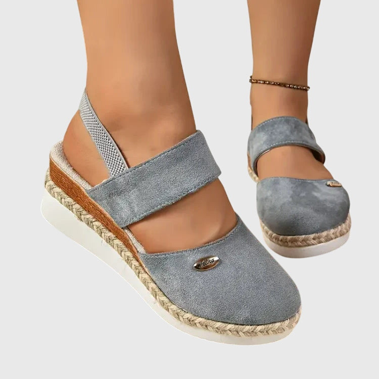 Cadie | Slingback Platform Espadrille Sandals For Women