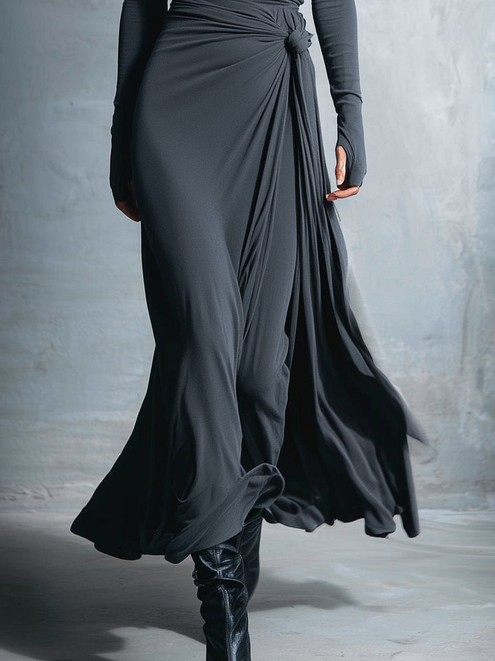Yasmina™ - Maxi Dress With Side Tie