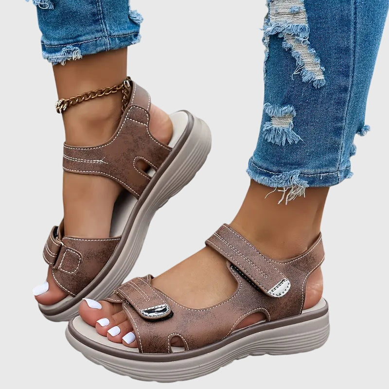 Simone | Platform Open Toe Sandals For Women