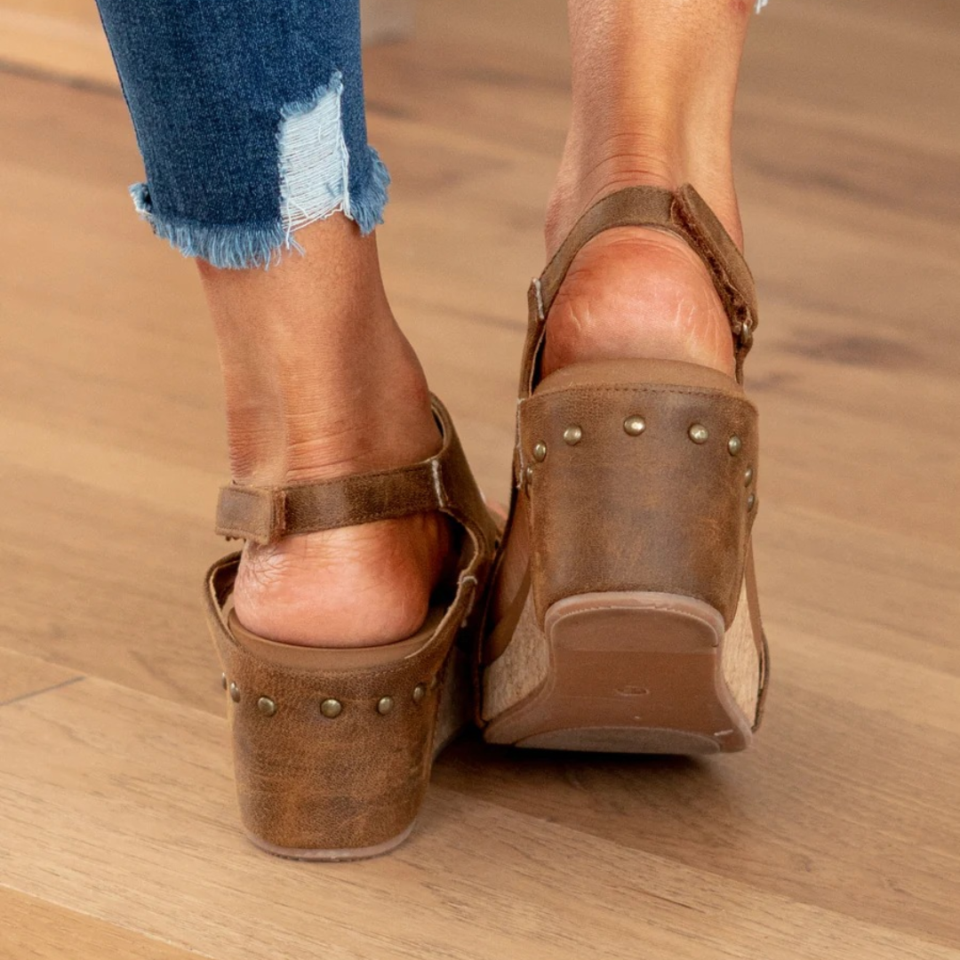 Platform Wedge Sandals With Open Toe For Women