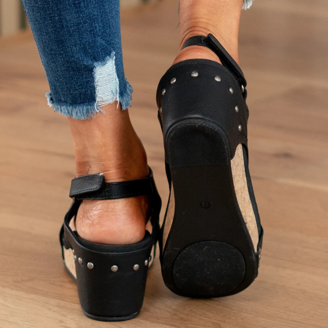 Platform Wedge Sandals With Open Toe For Women