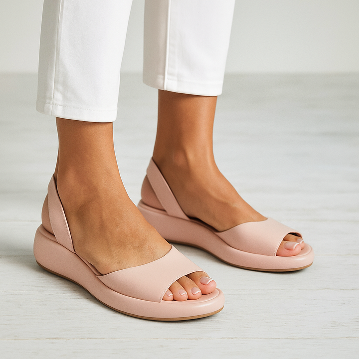 Platform Slingback Sandals With Open Toe For Women