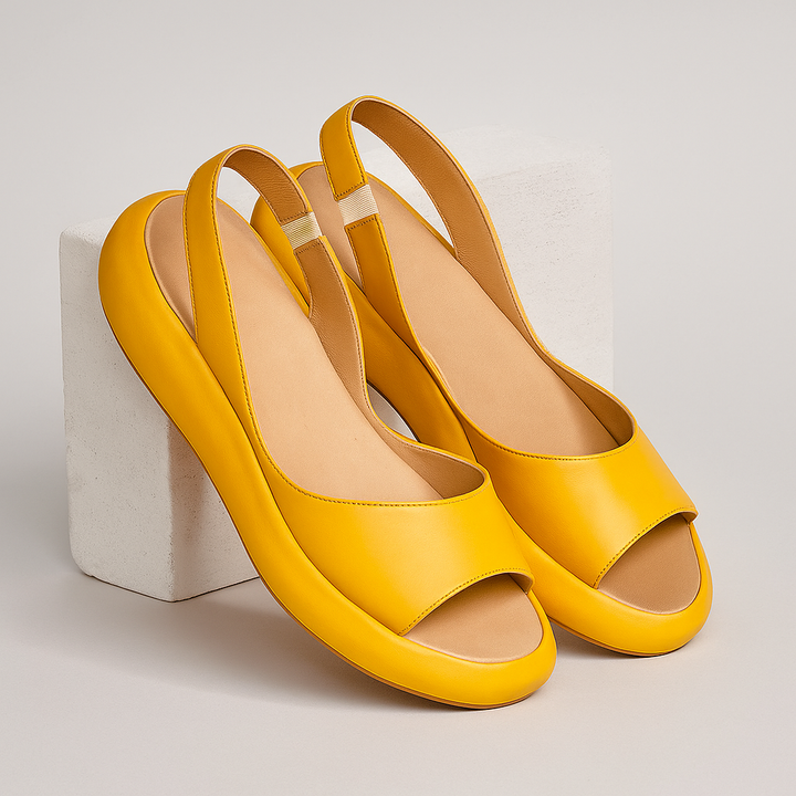 Platform Slingback Sandals With Open Toe For Women