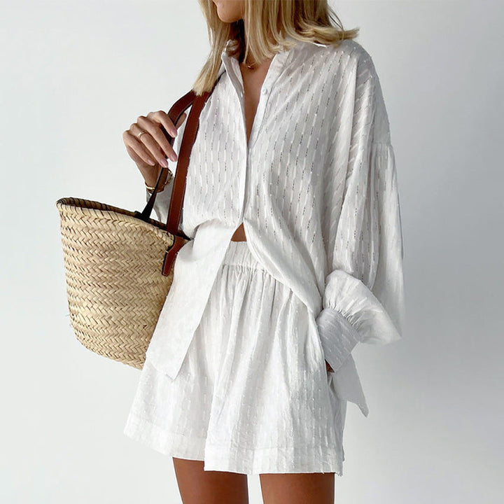 Cesca | Chic Shirt &amp; Shorts Set ( Almost out of stock)