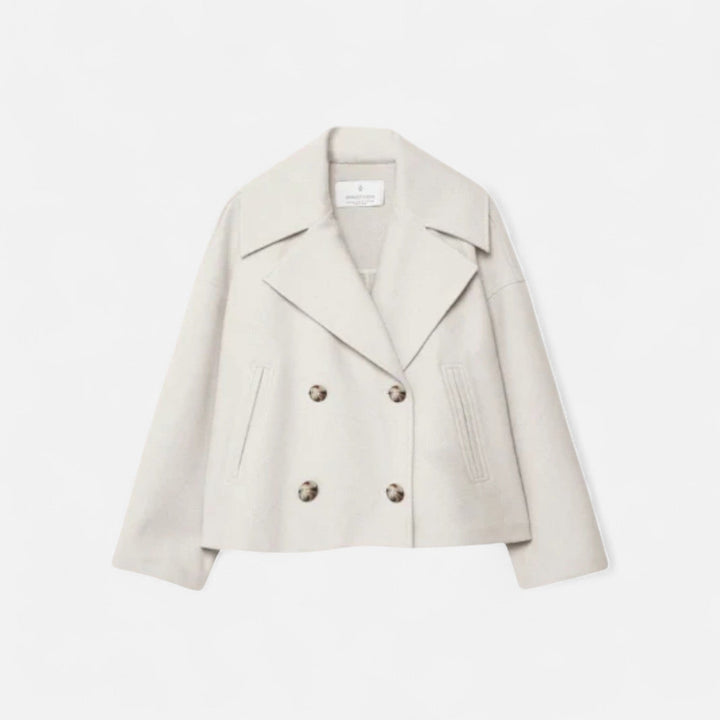 Myla | Double-Breasted Cropped Blazer For Women