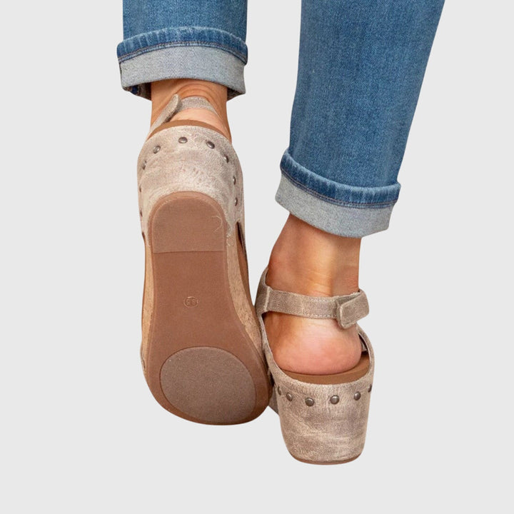 Christel | Platform Open Toe Sandals For Women