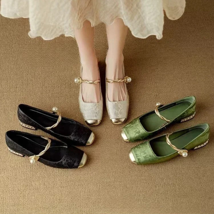 Mestelle | Leather Mary Janes