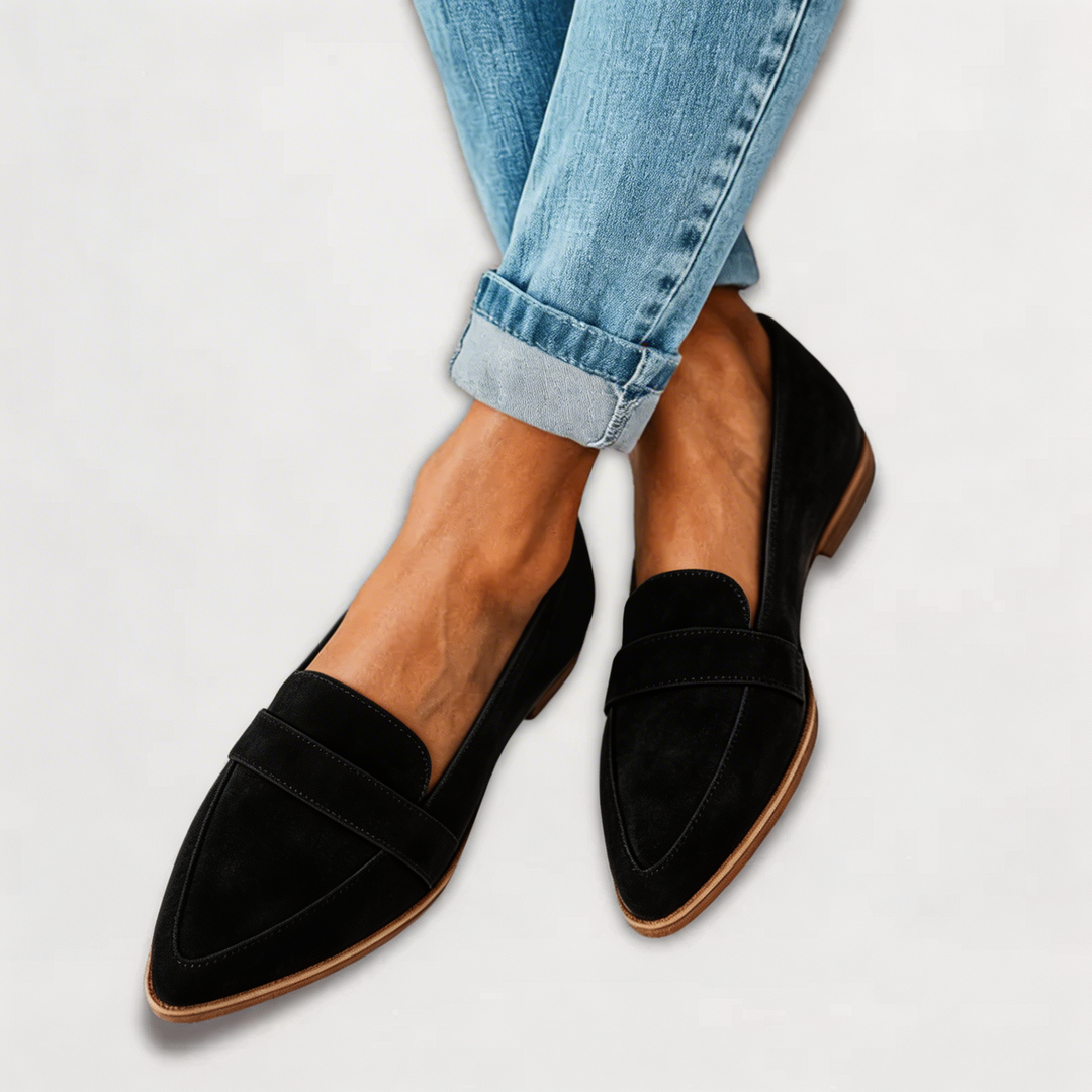 Helen | Orthopaedic loafers in soft suede