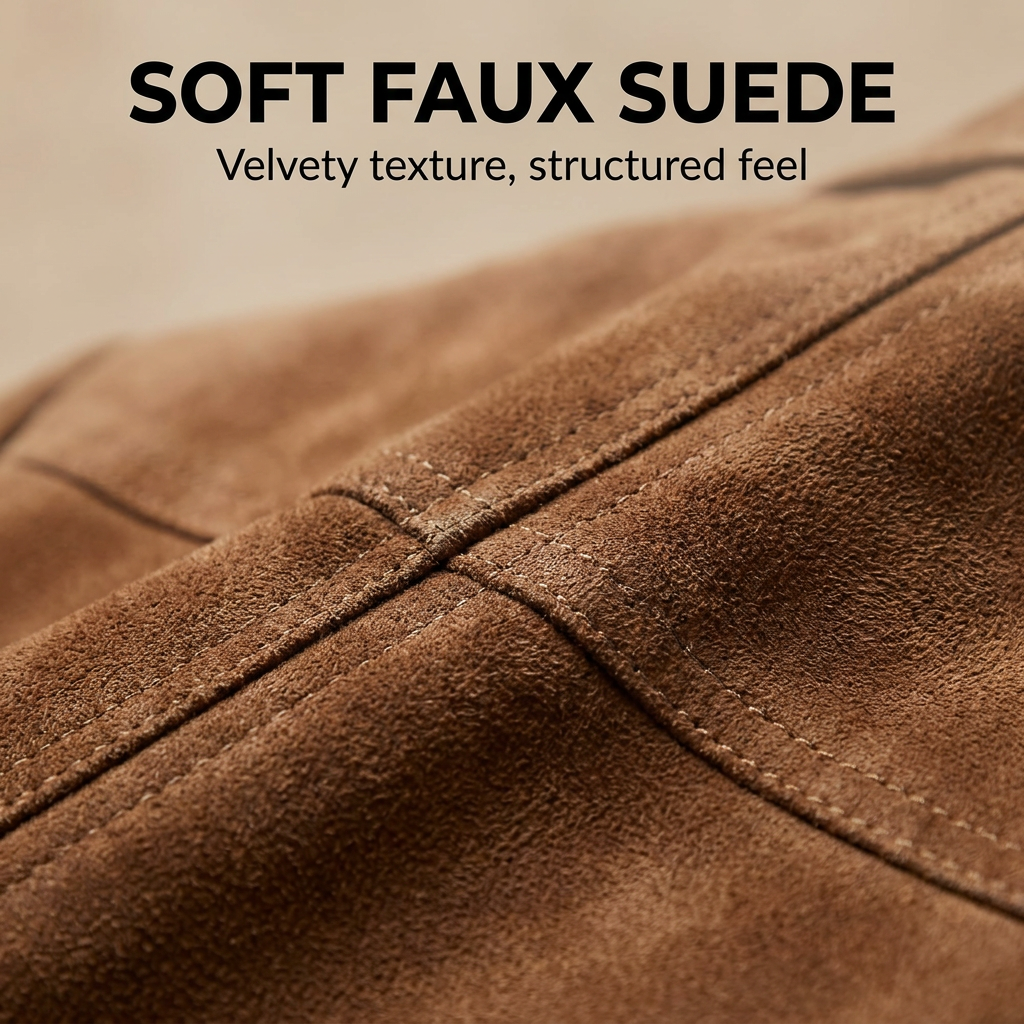 Rachel | Button-Down Suede Blazer For Women