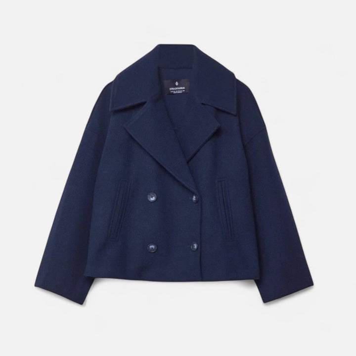 Myla | Double-Breasted Cropped Blazer For Women