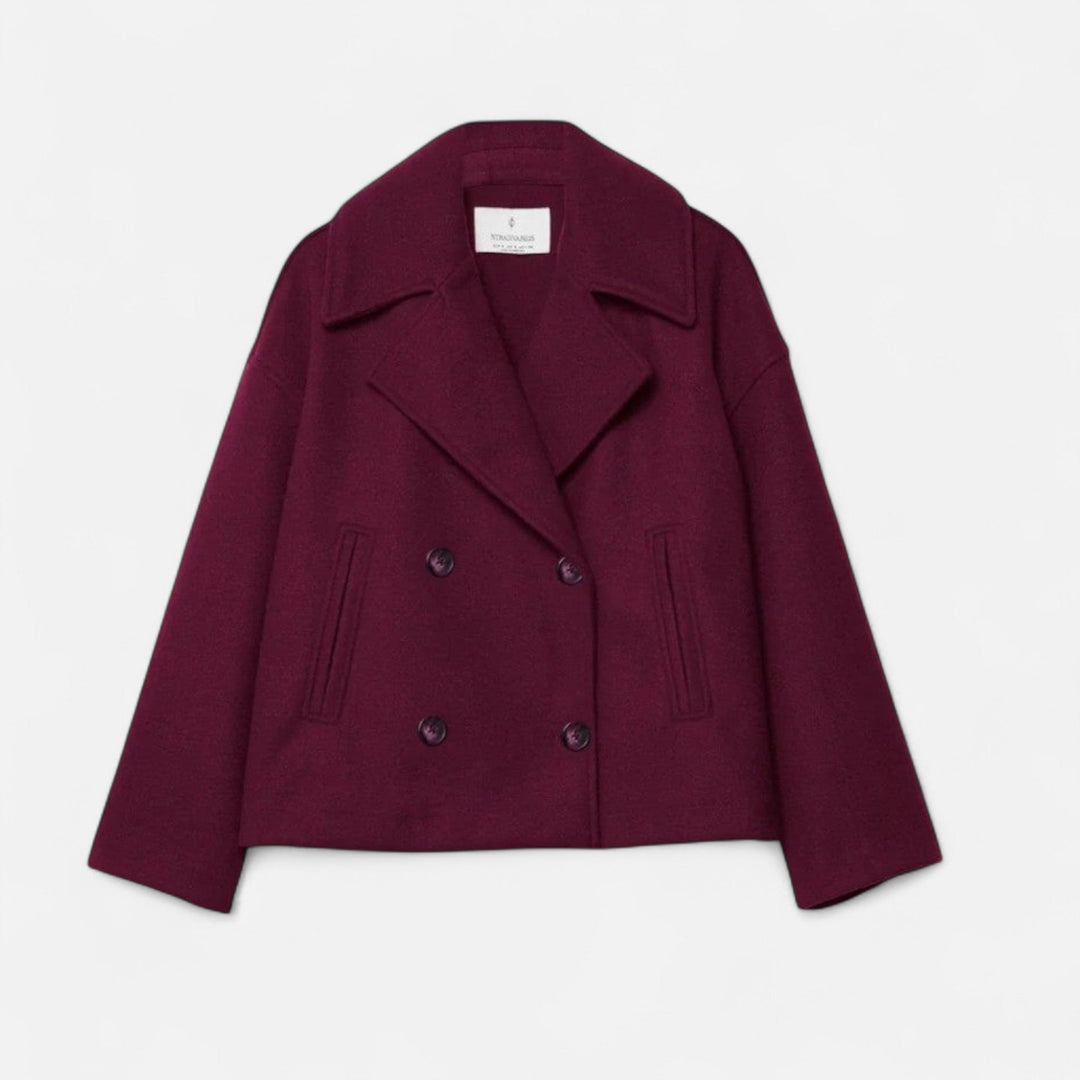 Myla | Double-Breasted Cropped Blazer For Women